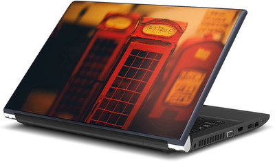

Artifa Red Telephone Booth Vinyl Laptop Decal 15.6