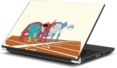 

ShopMantra Superhero Race Funny Vinyl Laptop Decal 15.6