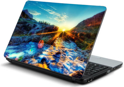 

Geek light foam sky sunset bright HQ Laminated Vinyl Laptop Decal 15.6
