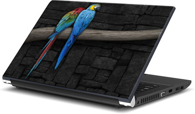 

ShopMantra Colorful Parrots on Tree Digital Design Vinyl Laptop Decal 15.6