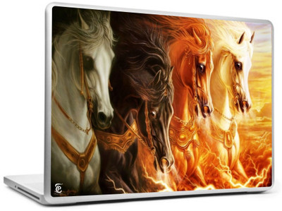 

Print Shapes Fire Horses Vinyl Laptop Decal 15.6