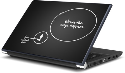 

Artifa Comfort Zone Magic Motivational Vinyl Laptop Decal 15.6