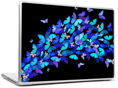 

Print Shapes Blue Butterflies Vinyl Laptop Decal 15.6