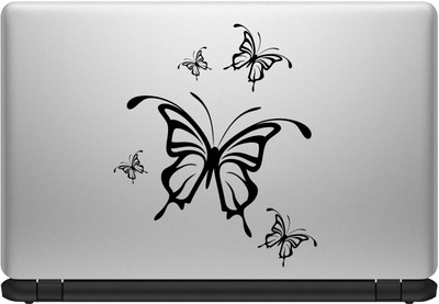 

Decor Kafe Butterflies Laptop Sticker Self Adhesive Vinyl Laptop Decal 15.6