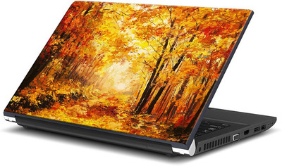 

ShopMantra Woods in the Forest Scenic Painting Vinyl Laptop Decal 15.6