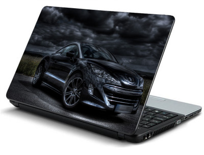 

Psycho Art Black Peugeot Car Vinyl Laptop Decal 15.6