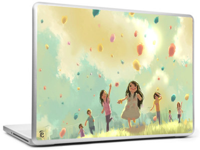 

Print Shapes Children painting with baloons Vinyl Laptop Decal 15.6