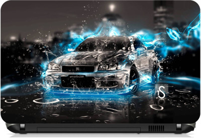 

Print Shapes Nissan Blue Car Vinyl Laptop Decal 15.6