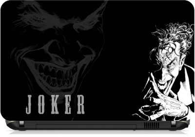 

Print Shapes Black and white joker Vinyl Laptop Decal 15.6