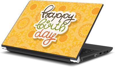 

ShopMantra Happy Birthday -SMFP00002250 Vinyl Laptop Decal 15.6