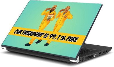 

ShopMantra Breaking Bad Friendship Day Design Vinyl Laptop Decal 15.6