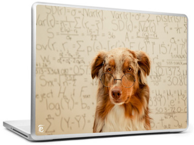 

Print Shapes Dog Vinyl Laptop Decal 15.6
