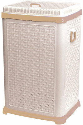 

Golddust 20 L Beige Laundry Basket(Polypropylene)