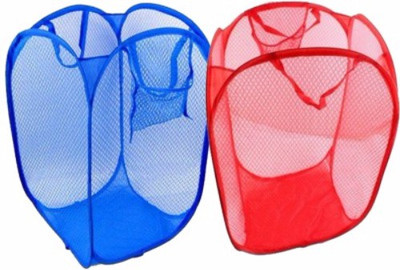 

Kids Mandi 16 L Blue, Red Laundry Basket(Polyester)