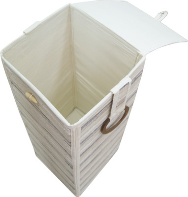 

Elan 5 L Beige Laundry Basket(Cotton)