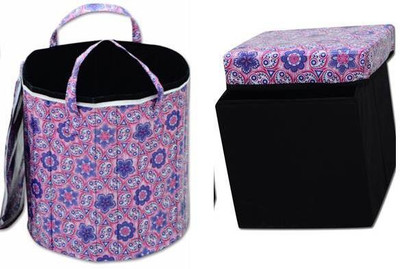 

Stop N Shop 15 L Multicolor Laundry Storage cum Stool(Fibre)