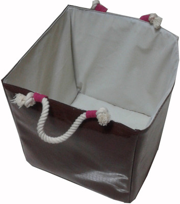 

Creative Textiles 20 L Brown Laundry Basket(Leather)
