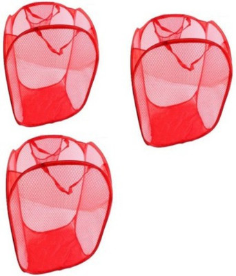 

Kids Mandi More than 20 L Red Laundry Basket(Polyester)