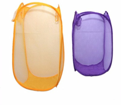 

Kids Mandi 16 L Orange, Purple Laundry Basket(Polyester)