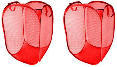 radha mohan 20 L Red Laundry Bag(Nylon)