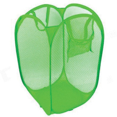 

Kids Mandi 8 L Green Laundry Basket(Polyester)