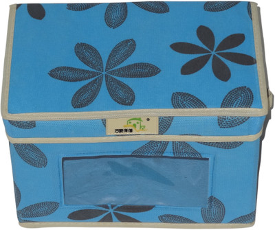 

Decorika 10 L Blue Laundry Basket(Fibre)