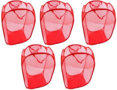 

Kids Mandi 20 L Red Laundry Basket(Polyester)