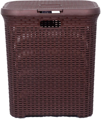 

Inside Designs More than 20 L Brown Laundry Basket(Plastic)
