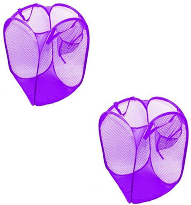 

HMO India 3 L Purple Laundry Basket(Net)