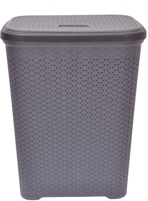 Polyset 20 L Grey Laundry Basket(Plastic)