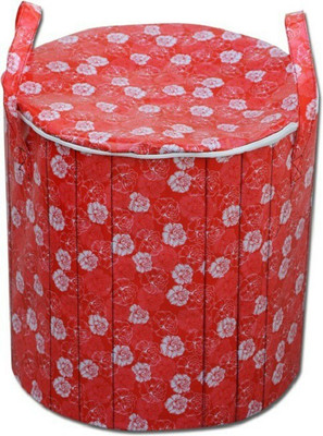 

The Intellect Bazaar 10 L Red Laundry Basket(PVC)