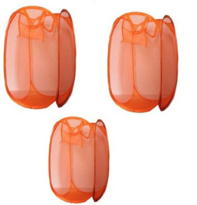 

Kids Mandi More than 20 L Orange Laundry Basket(Polyester)