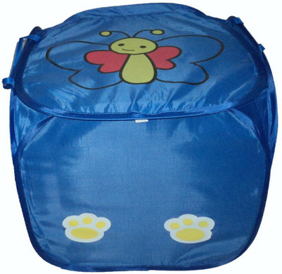 

Amita Home Furnishing 20 L Blue Laundry Basket(Fibre)