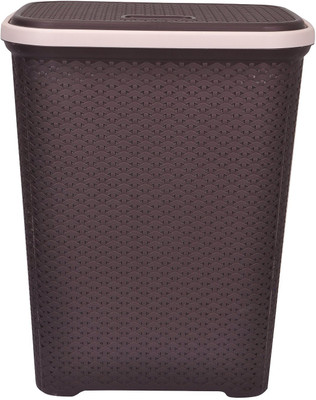 POLYSET 20 L Brown Laundry Basket(Plastic)