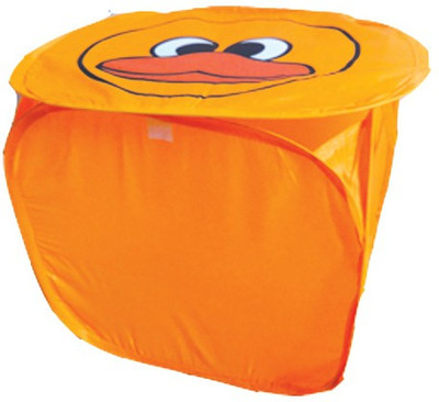 Kids Mandi 15 L Orange Laundry Basket(Polyester)