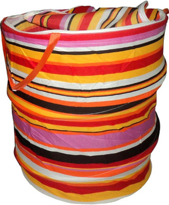 

Amita Home Furnishing 20 L Multicolor Laundry Basket(Fibre)