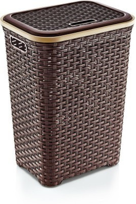 

Polyset 20 L Brown Laundry Basket(Plastic)