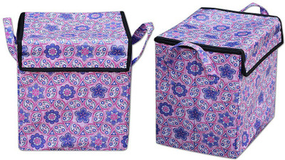 

The Intellect Bazaar 4 L Purple Laundry Basket(PVC)