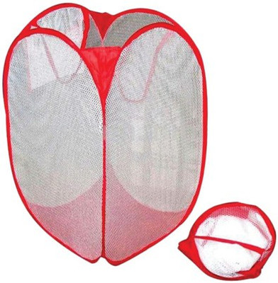 

Kids Mandi 8 L Red Laundry Basket(Polyester)