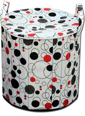 

The Intellect Bazaar 10 L White Laundry Basket(PVC)