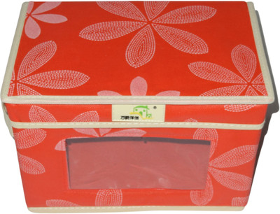 

Decorika 10 L Red Laundry Basket(Fibre)