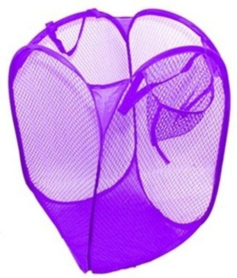 

Kids Mandi 8 L Purple Laundry Basket(Polyester)
