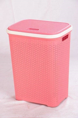 

Polyset 20 L Pink Laundry Basket(Plastic)