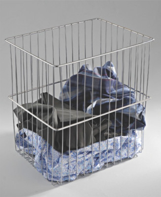 

Lifetime 14 L Silver Laundry Basket(Metal Frame)
