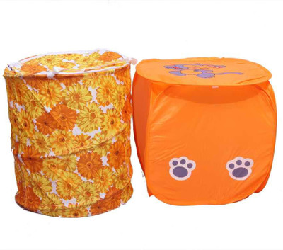 

Kids Mandi More than 20 L Orange Laundry Basket(Polyester)