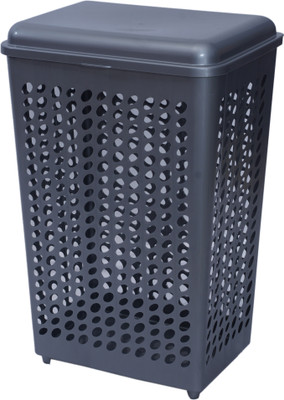 

Inside Designs More than 20 L Grey Laundry Basket(Plastic)
