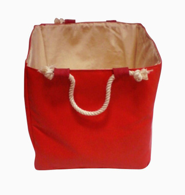 Creative Textiles 20 L Red Laundry Bag(Rexine)