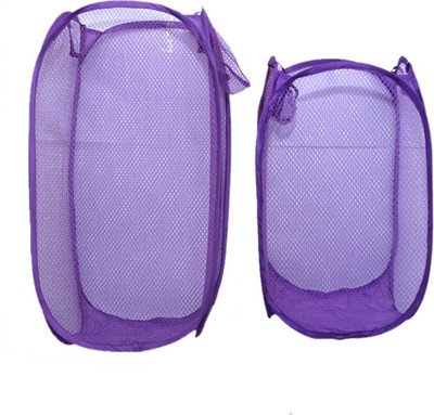 67% OFF on Kuber Industries 20 L Purple Laundry Bag(Fiber)