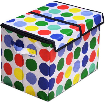 

The Intellect Bazaar 10 L Blue, Red, Green Laundry Basket(PVC), Blue;green;red