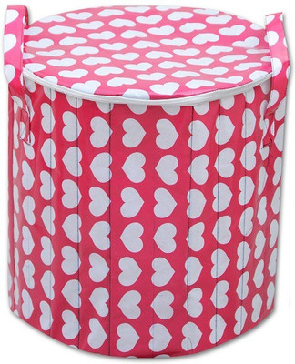 

The Intellect Bazaar 5 L Pink Laundry Basket(PVC)